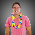 Multi Color Tie-Dye Flower Leis